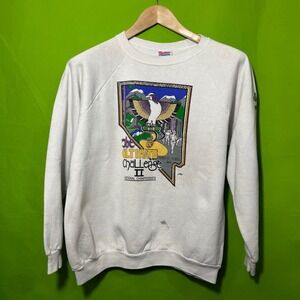 Large Vtg 1994 The Ultimate Challenge II National Championships Sweatshirt White